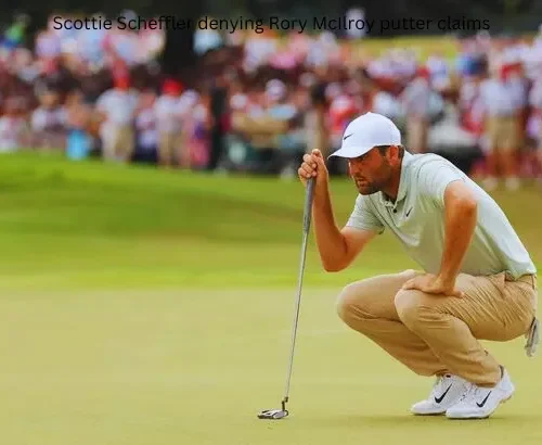 Scottie Scheffler denying Rory McIlroy putter claims